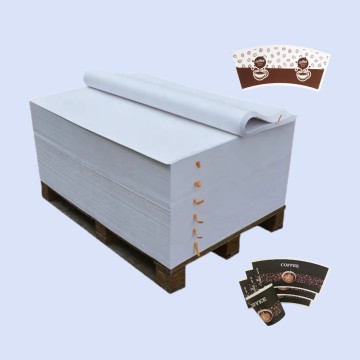 Raw Material Food Grade Single Side Pe Coated Paper in Sheet  Supplier in China