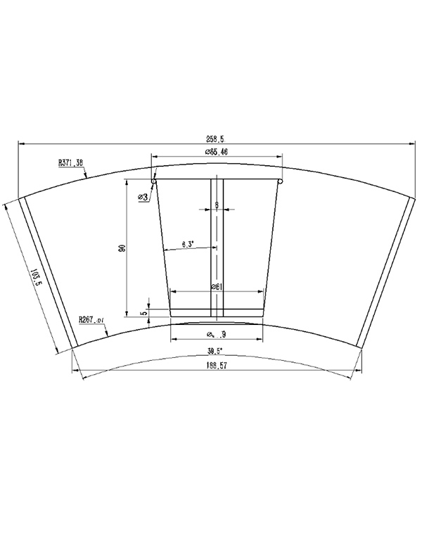 1.Customer Drawing Size