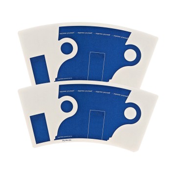 Custom paper fan Raw material PE coated single wall double wall paper cup fan for disposable paper cup