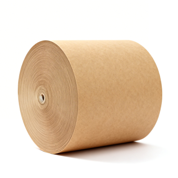 80-120gsm Kraft Paper Roll | White & Brown Kraft for Food Packaging & Lightweight Bags