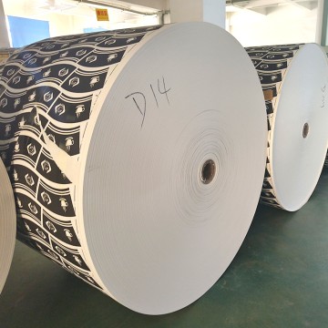 China factory wholesale PE coated paper cup roll with single/double PE coated raw material for water cup paper