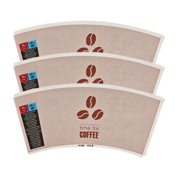 Paper Cup Fan Design Pe Coated Custom Printing Paper Cup Raw Material For Paper Cups